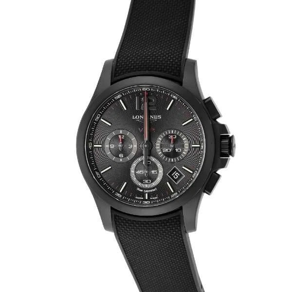 LONGINES CONQUEST BLACK WATCH: LONGINES Conquest Black Watch Brand: Longines Type/Style: Wristwatch Material: Case Material Stainless Steel Color: Case Color Black Size: Case Diameter 42mm Accessories: None Accessories