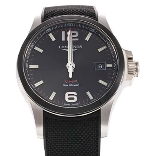 LONGINES CONQUEST BLACK WATCH - 4