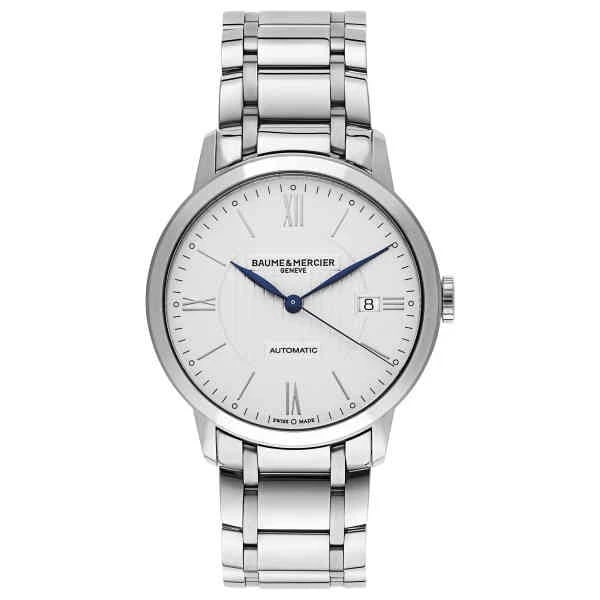BAUME & MERCIER BAUME & MERCIER CLASSIMA AUTOMATIC WATCH: BAUME & MERCIER Baume & Mercier Classima Automatic Watch Brand: Baume & Mercier Type/Style: Wristwatch Material: Material (case body) Stainless steel/SS Color: Case Color Dial color Silver/Silver Size