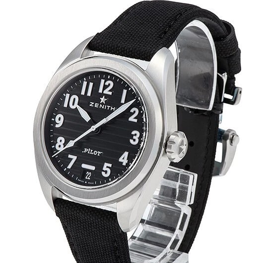 ZENITH PILOT AUTOMATIC BLACK WATCH - 2