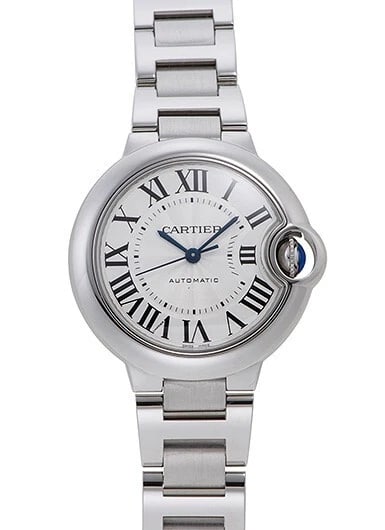 CARTIER BALLON BLEU SILVER WATCH (1 of 2)