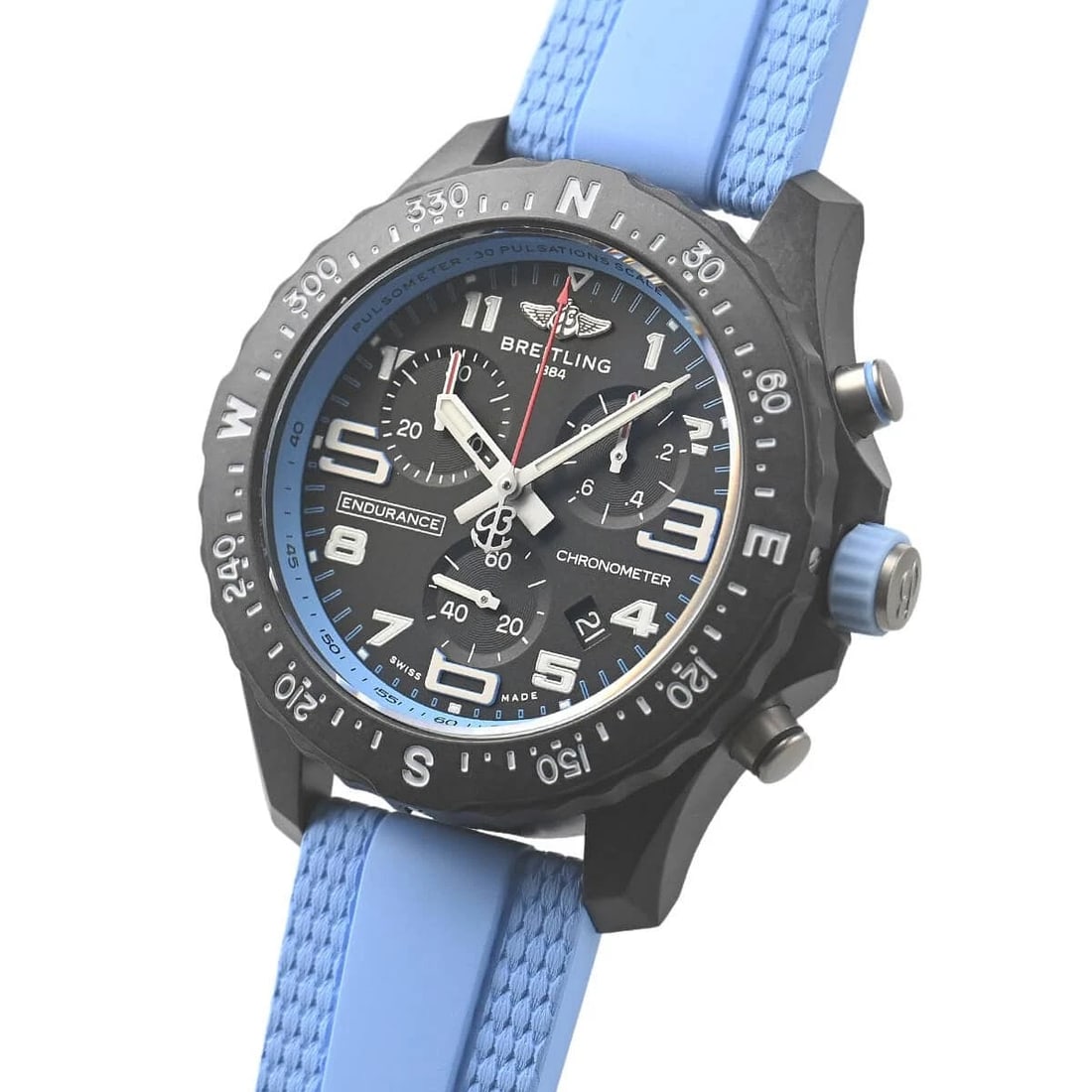 BREITLING PROFESSIONAL ENDURANCE PRO 38 WATCH: BREITLING Professional Endurance Pro 38 Watch Brand: BREITLING Type/Style: Wristwatch Material: Case Material Brightlight Color: Dial Color Black/Blue Size: Case Size Case Size: 38.0mm Accessories