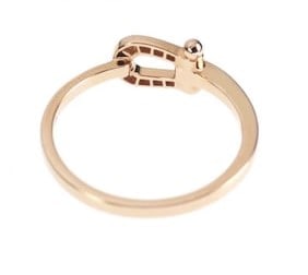FRED K18PG DIAMOND RING - 2