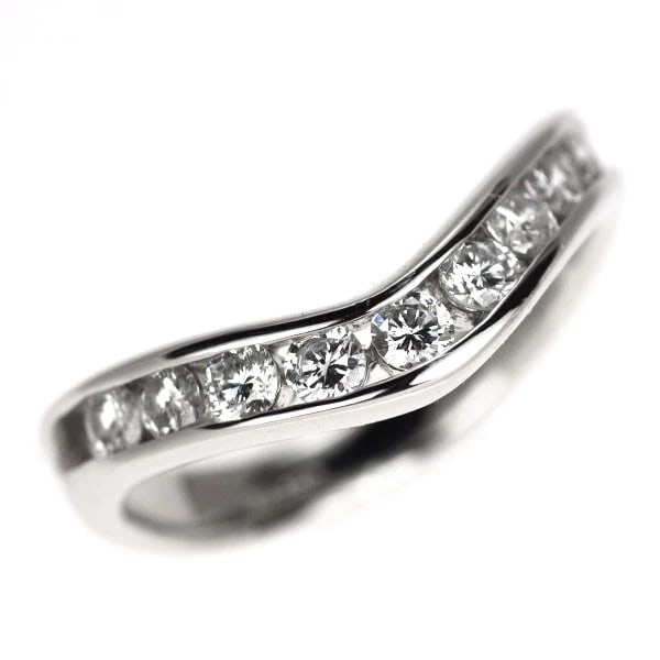 PT950 DIAMOND RING: Pt950 diamond ring Brand: None Type/Style: rings Material: Pt950 Color: PT Size: 5.5 - 5.75 US Accessories: None Accessories Notice: When purchasing pre-owned goods, please refer to the ph