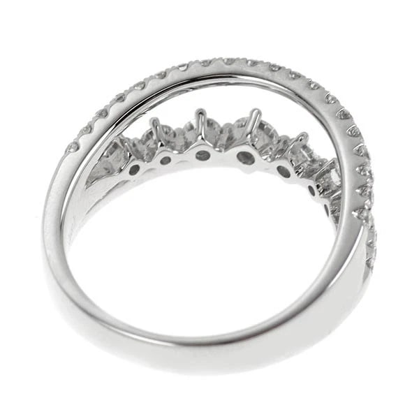 K18WG DIAMOND RING - 3
