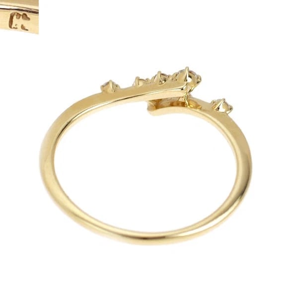 CHARMY K18YG DIAMOND RING - 2