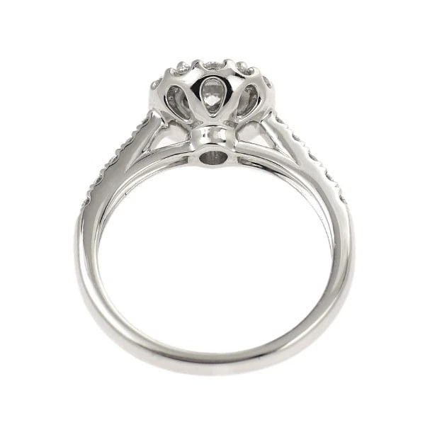 K18WG DIAMOND RING - 2