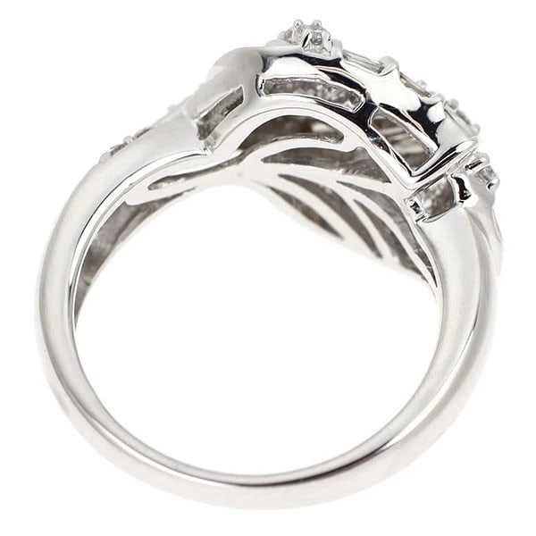 K18WG DIAMOND RING - 3