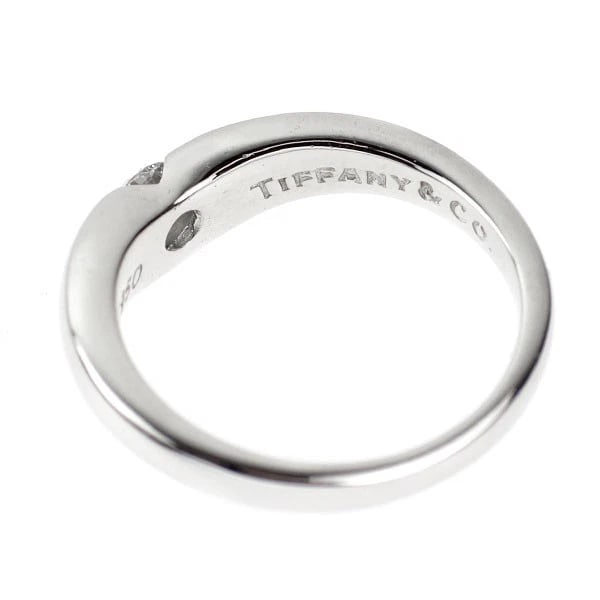 TIFFANY PT950 DIAMOND RING - 2