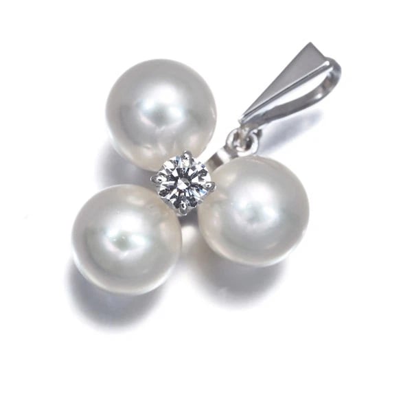MIKIMOTO AKOYA PEARL DIAMOND PENDANT 14K 585 WHITE GOLD: Mikimoto Akoya Pearl Diamond Pendant 14K 585 White Gold Brand: MIKIMOTO Type/Style: Pendant Material: 14K 585 White Gold Main Stone cultured Color: White Gold Size: Design size: 12.7 x 14.0mm Total le