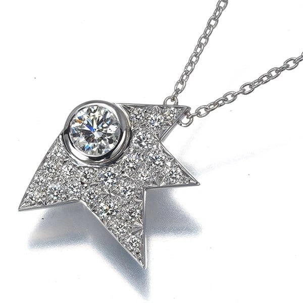 TASAKI DIAMOND COMET PLUS NECKLACE 18K 750 WHITE GOLD: TASAKI Diamond Comet Plus Necklace 18K 750 White Gold Brand: TASAKI Type/Style: Necklace Material: 18K 750 White Gold Main Stone Natural Color: White Gold Size: Necklace length: 41 - 46cmPendant size:
