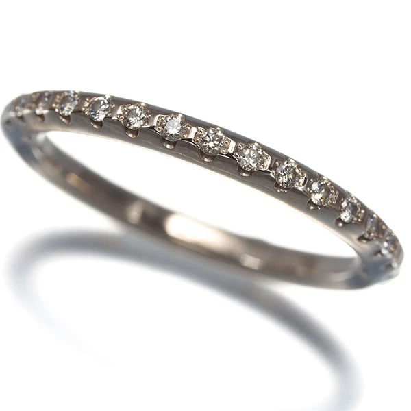 KASHIKEY BROWN DIAMOND LINE HALF ETERNITY RING 18K BG: KASHIKEY Brown Diamond Line Half Eternity Ring 18K BG Brand: KASHIKEY Type/Style: Ring Material: 18K BG Main Stone Natural Color: Brown Gold Size: US 5.75-6 Accessories: None Accessories N