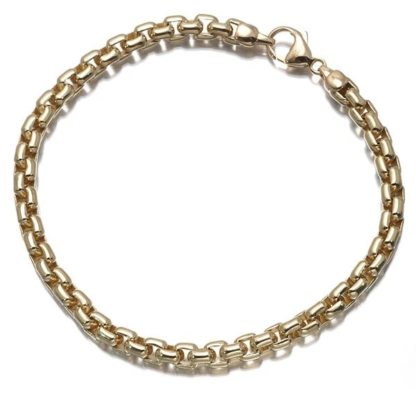 TIFFANY&CO. LINK CHAIN BRACELET 18K 750 YELLOW GOLD: Tiffany&Co. Link Chain Bracelet 18K 750 Yellow Gold Brand: Tiffany & Co. Type/Style: Bracelet Material: 18K 750 Yellow Gold Color: Yellow Gold Size: Inner circumference: 19cmBracelet Width: 5.0mm