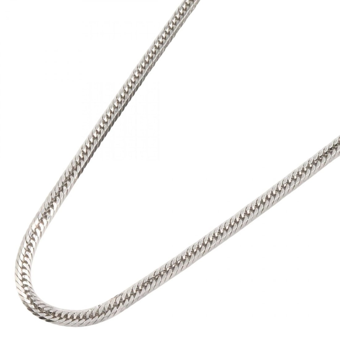 JEWELRY DOUBLE 6 SIDE FLAT LINK CHAIN NECKLACE (1 of 4)