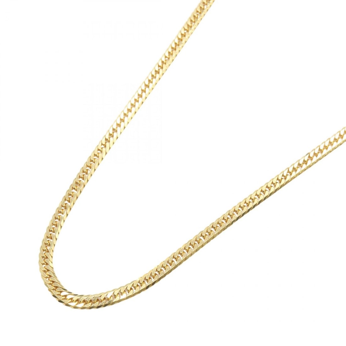 JEWELRY DOUBLE 6 SIDE FLAT LINK CHAIN NECKLACE: JEWELRY Double 6 Side Flat link Chain Necklace Brand: JEWELRY Type/Style: Necklace Material: K18 (Yellow Gold) Color: Gold Size: Neck rotation?60cm(23.6") Accessories: None Accessories Not