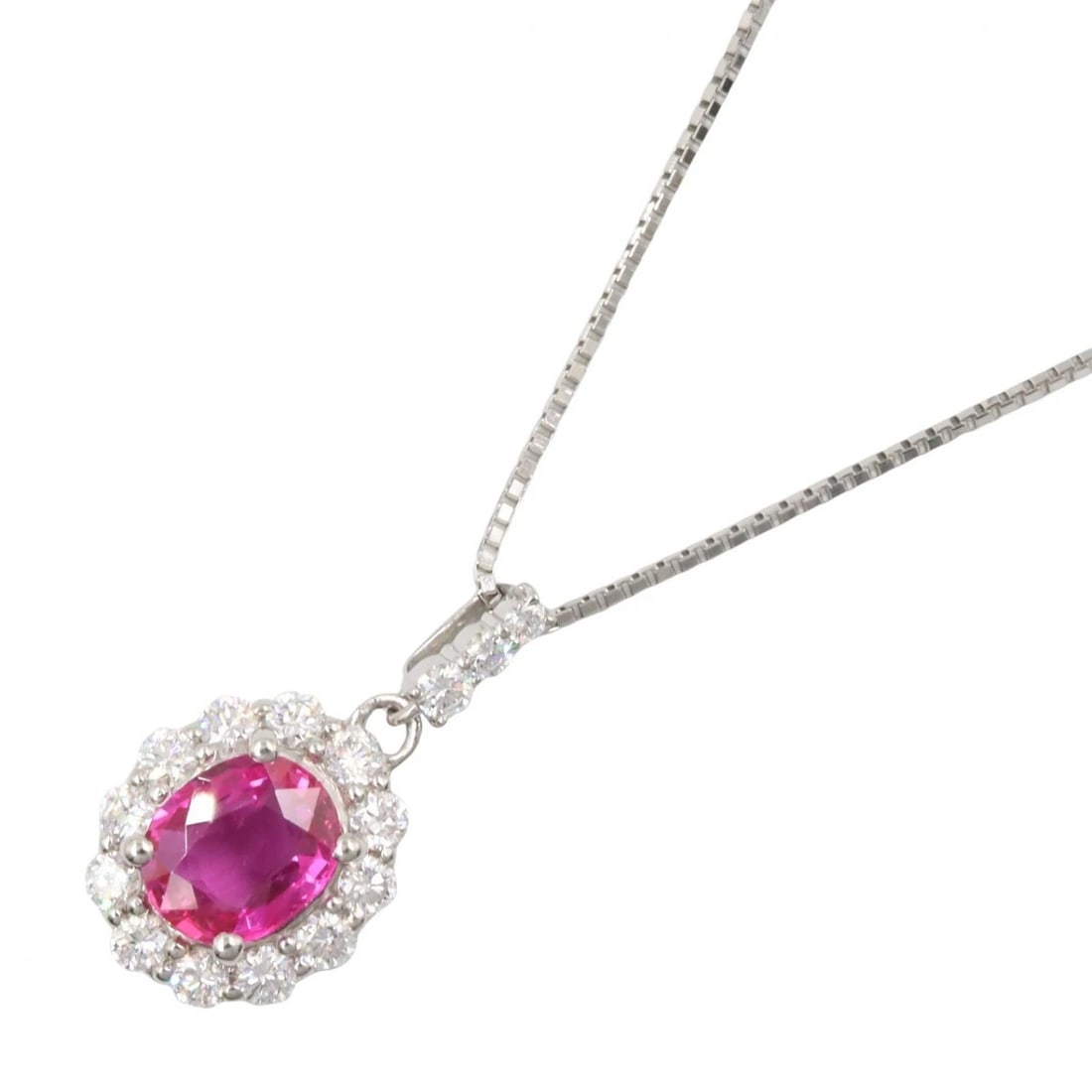 JEWELRY UNHEATED SAPPHIRE DIAMOND NECKLACE PENDANT (1 of 4)