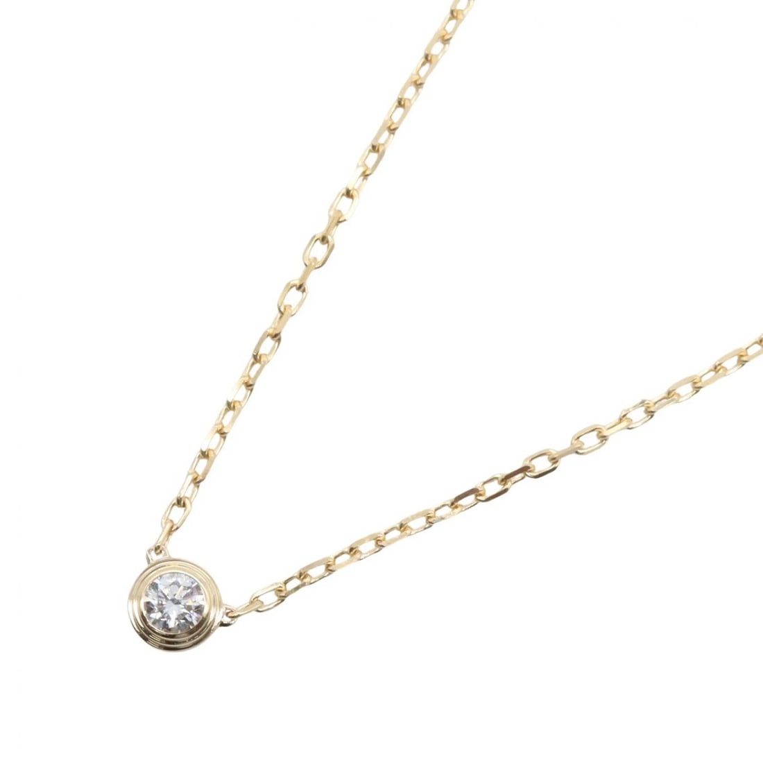CARTIER D'AMOUR NECKLACE DIAMOND 18KYG: CARTIER D'amour Necklace Diamond 18KYG Brand: CARTIER Type/Style: Necklace Material: K18 (Yellow Gold) Main Stone Natural Color: Gold Size: Neck rotation?41.5/45cm(16.3") Motif W?4.5mm x H?4.5mm(0.2" 