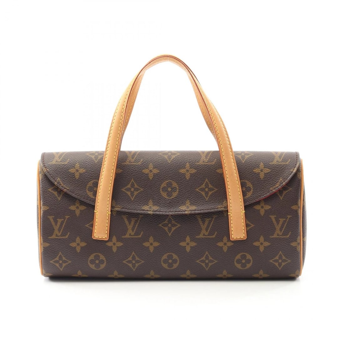 LOUIS VUITTON SONATINE HANDBAG MONOGRAM CANVAS LEATHER (1 of 5)