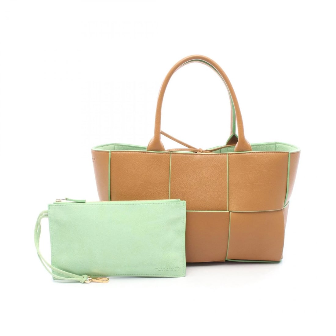 BOTTEGA VENETA ARCO MAXI INTRECCIATO TOTE HAND BAG (1 of 5)