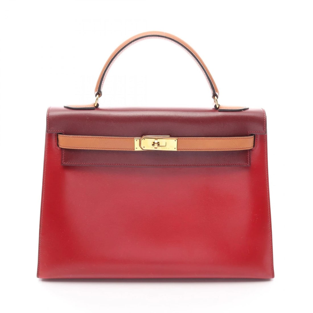 HERMES KELLY 32 TRICOLOR HANDBAG BOX CALF CHAMONIX LEATHER: HERMES Kelly 32 Tricolor Handbag Box calf Chamonix leather Brand: HERMES Type/Style: Handbag Material: Exterior Material Box calf leather and Calfskin (cowhide) and leather and Chamonix leather Color: