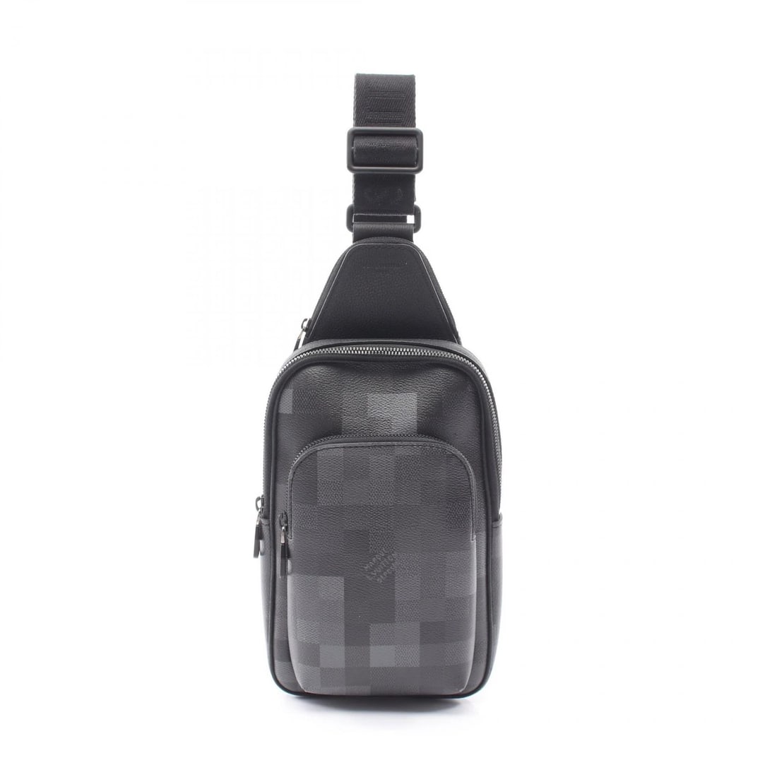 LOUIS VUITTON AVENUE SLING WAIST BUM BAG LEATHER: LOUIS VUITTON Avenue Sling Waist bum bag leather Brand: LOUIS VUITTON Type/Style: Waist bag Body bag Material: Exterior Material PVC coated canvas and leather Color: Exterior Color Black / Black?ish c