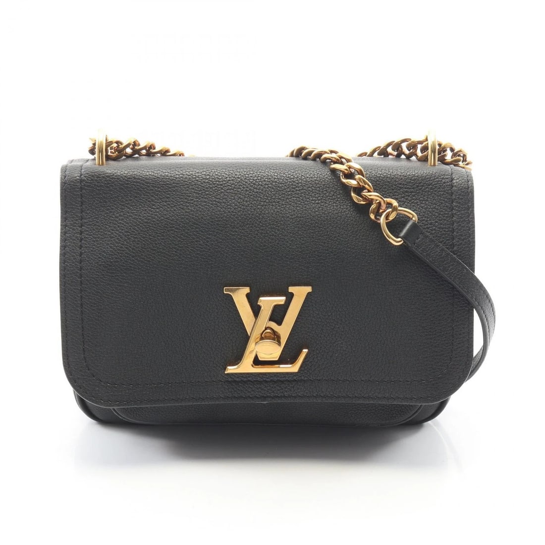 LOUIS VUITTON LOCKME CHAIN SHOULDER HAND BAG CALFSKIN: LOUIS VUITTON Lockme Chain Shoulder hand Bag Calfskin Brand: LOUIS VUITTON Type/Style: Shoulder Bag Material: Exterior Material Calfskin and leather and Calfskin (cowhide) Color: Exterior Color Black 