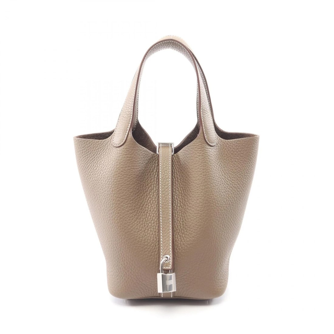 HERMES PICOTIN LOCK PM HANDBAG K TAURILLON CLEMENCE LEATHER: HERMES Picotin Lock PM Handbag K Taurillon Clemence leather Brand: HERMES Type/Style: Handbag Material: Exterior Material Taurillon Clemence and leather and Taurillon Clemence Color: Exterior Color Et
