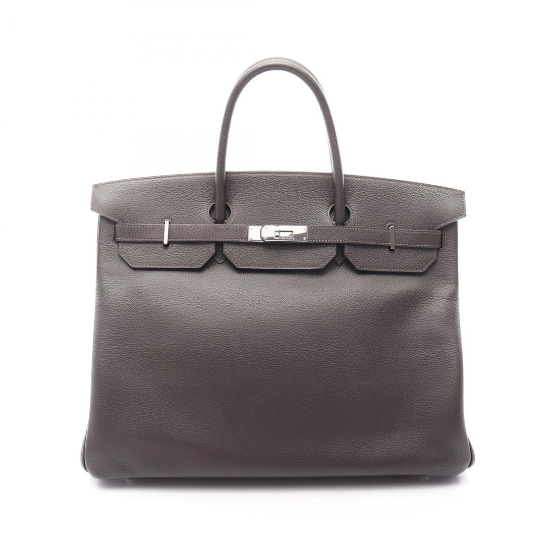 HERMES BIRKIN 40 HANDBAG N TREKKING LEATHER: HERMES Birkin 40 Handbag N trekking leather Brand: HERMES Type/Style: Handbag Material: Exterior Material Vache trekking leather and leather and Vache trekking leather Color: Exterior Color Evennes / 