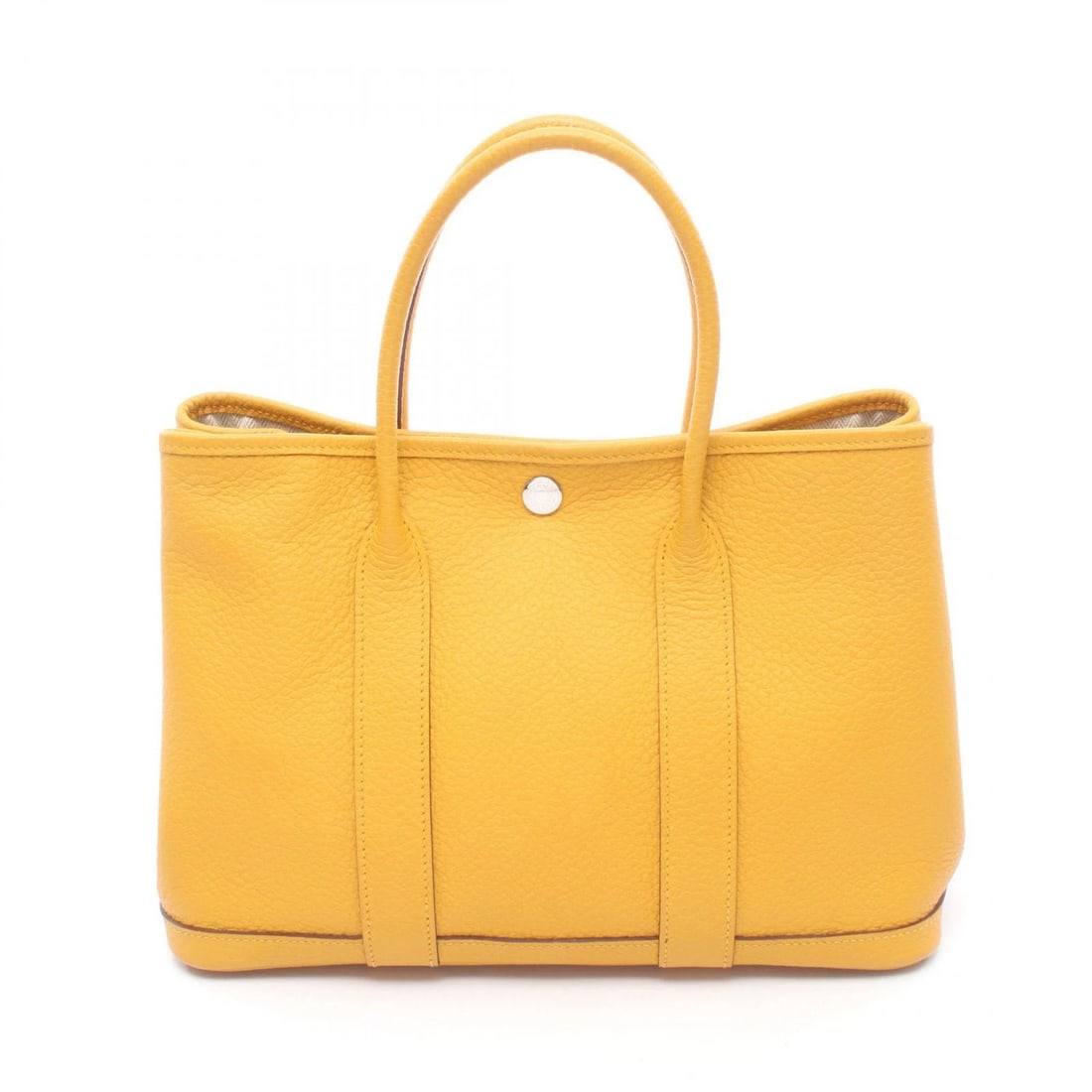 HERMES GARDEN PARTY TPM TOTE HAND BAG C COUNTRY LEATHER: HERMES Garden party TPM Tote hand Bag C Country leather Brand: HERMES Type/Style: Tote Bag Material: Exterior Material Country leather and leather and Country leather Color: Exterior Color Jaune ambre
