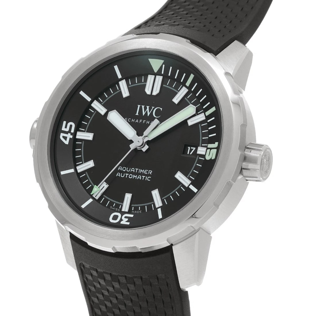 IWC AQUATIMER AUTOMATIC BLACK WATCH - 2