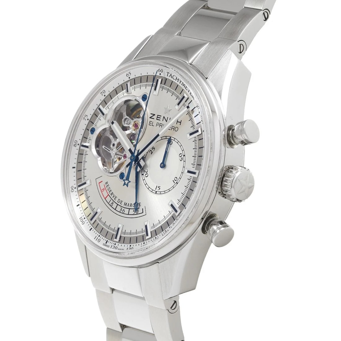 ZENITH CHRONOMASTER SILVER WATCH - 2
