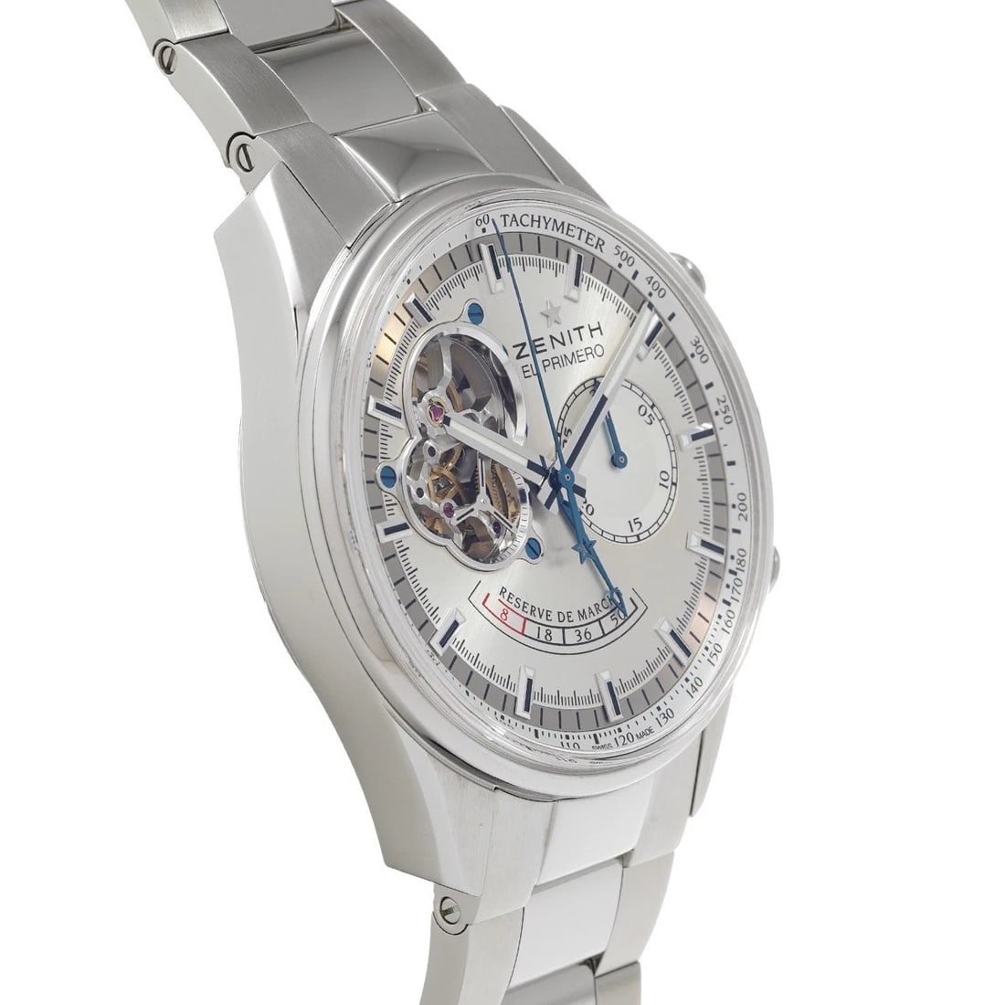 ZENITH CHRONOMASTER SILVER WATCH - 3