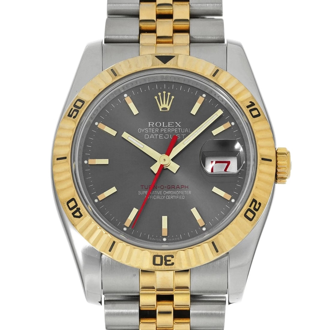 ROLEX DATEJUST GRAY WATCH: ROLEX Datejust gray Watch Brand: ROLEX Type/Style: Wristwatch Material: Band Material Stainless steel/Yellow Gold, Case Material Stainless steel Color: Dial Color gray Size: ?Case? H/About 36mm W/Abou