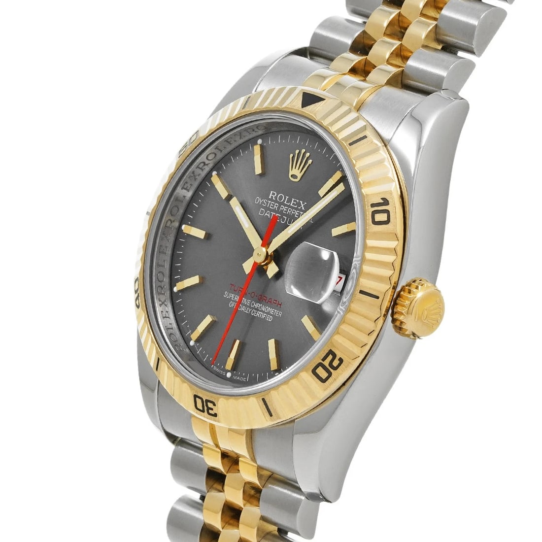 ROLEX DATEJUST GRAY WATCH - 2