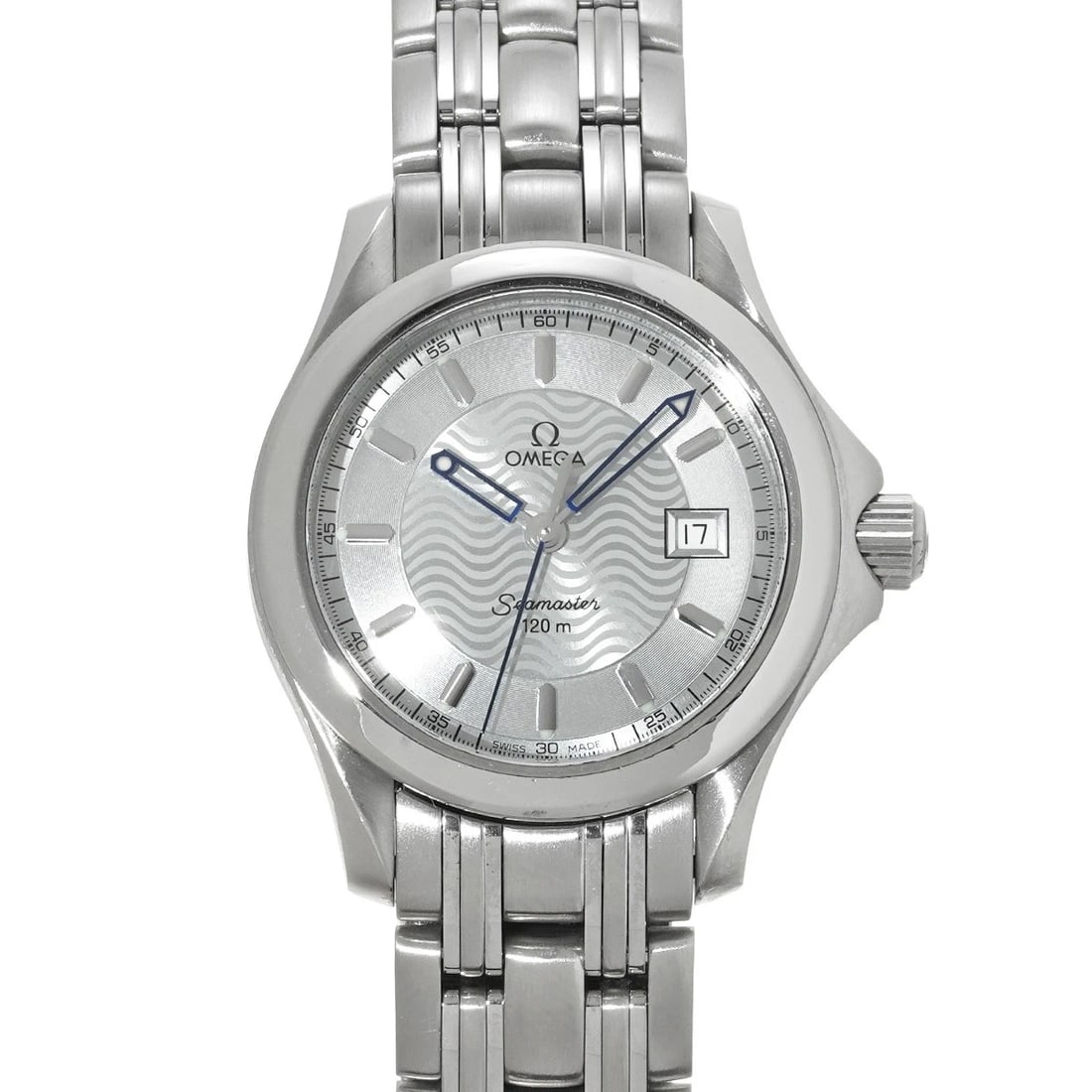 OMEGA SEAMASTER SILVER WATCH: OMEGA Seamaster Silver Watch Brand: OMEGA Type/Style: Wristwatch Material: Band Material Stainless steel, Case Material Stainless steel Color: Dial Color Silver Size: ?Case? H/About 26.8mm W/About