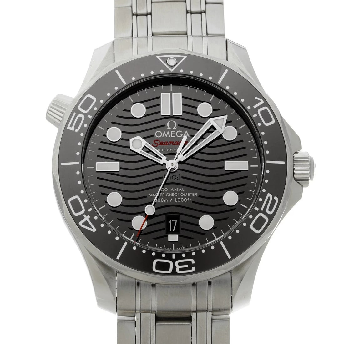 OMEGA SEAMASTER CO-AXIAL CHRONOMETER WATCH: OMEGA Seamaster Co-axial Chronometer Watch Brand: OMEGA Type/Style: Wristwatch Material: Band Material Stainless steel, Case Material Stainless steel Color: Dial Color black Size: ?Case? H/About 42mm 