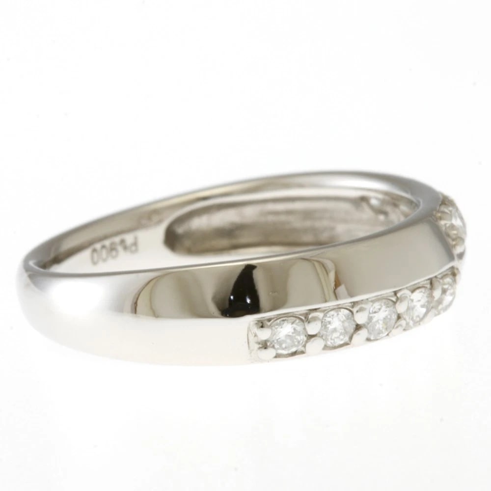 RING PT900PLATINUM DIAMOND: Ring Pt900Platinum diamond Brand: Unbranded Type/Style: Ring Material: Pt900Platinum, Main Stone/Creation Natural Color: Silver Size: US 6 1/8 Accessories: None Accessories Notice: When purchasing