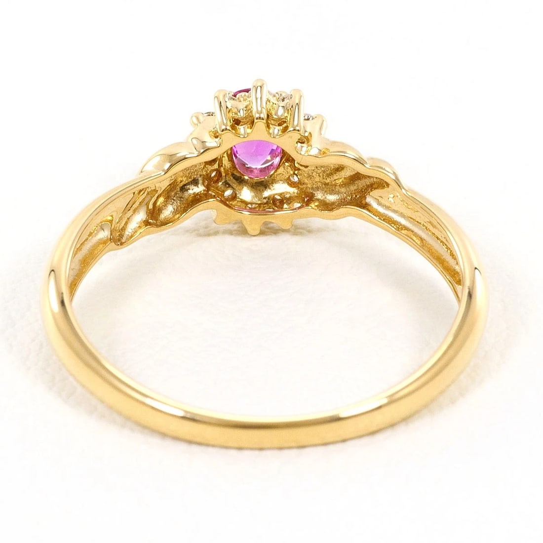 K18 18K GOLD RING RUBY - 3