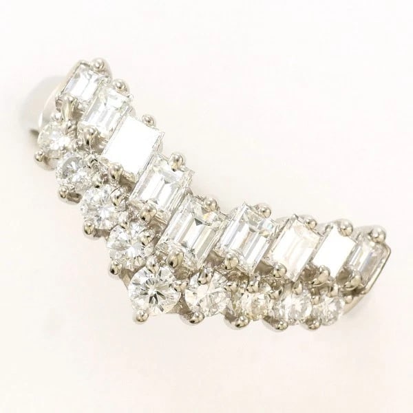 RING PT900/PLATINUM: Ring PT900/Platinum Brand: No Brand Type/Style: Ring Material: PT900/Platinum, Main Stone/Creation Diamond Color: Silver Size: US 8 1/4 Accessories: None Accessories Notice: When purchasing pre-owned