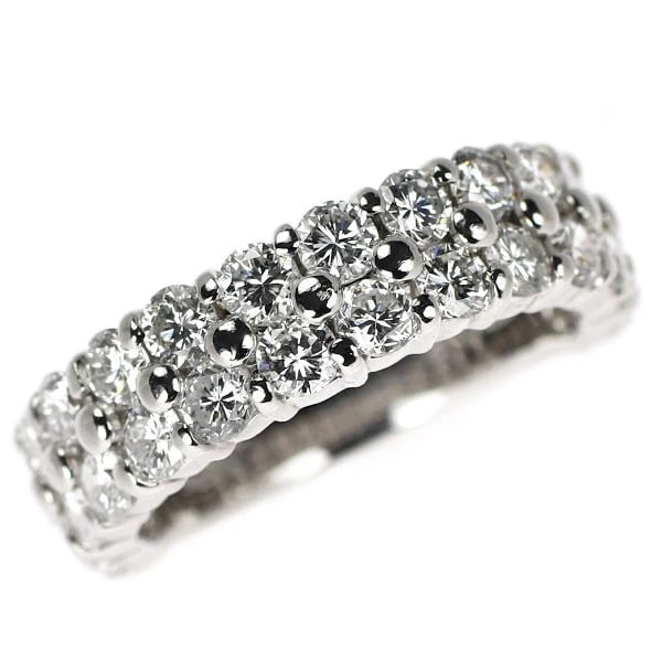 PT900 DIAMOND RING: Pt900 diamond ring Brand: None Type/Style: Ring Material: Pt900 Color: PT Size: 6US Accessories: None Accessories Notice: When purchasing pre-owned goods, please refer to the photos of the