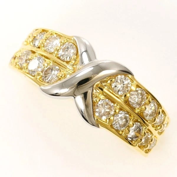 RING PT900/PLATINUM: Ring PT900/Platinum Brand: No Brand Type/Style: Ring Material: PT900/Platinum, Main Stone/Creation Diamond Color: Silver Size: US 5 3/4 Accessories: None Accessories Notice: When purchasin