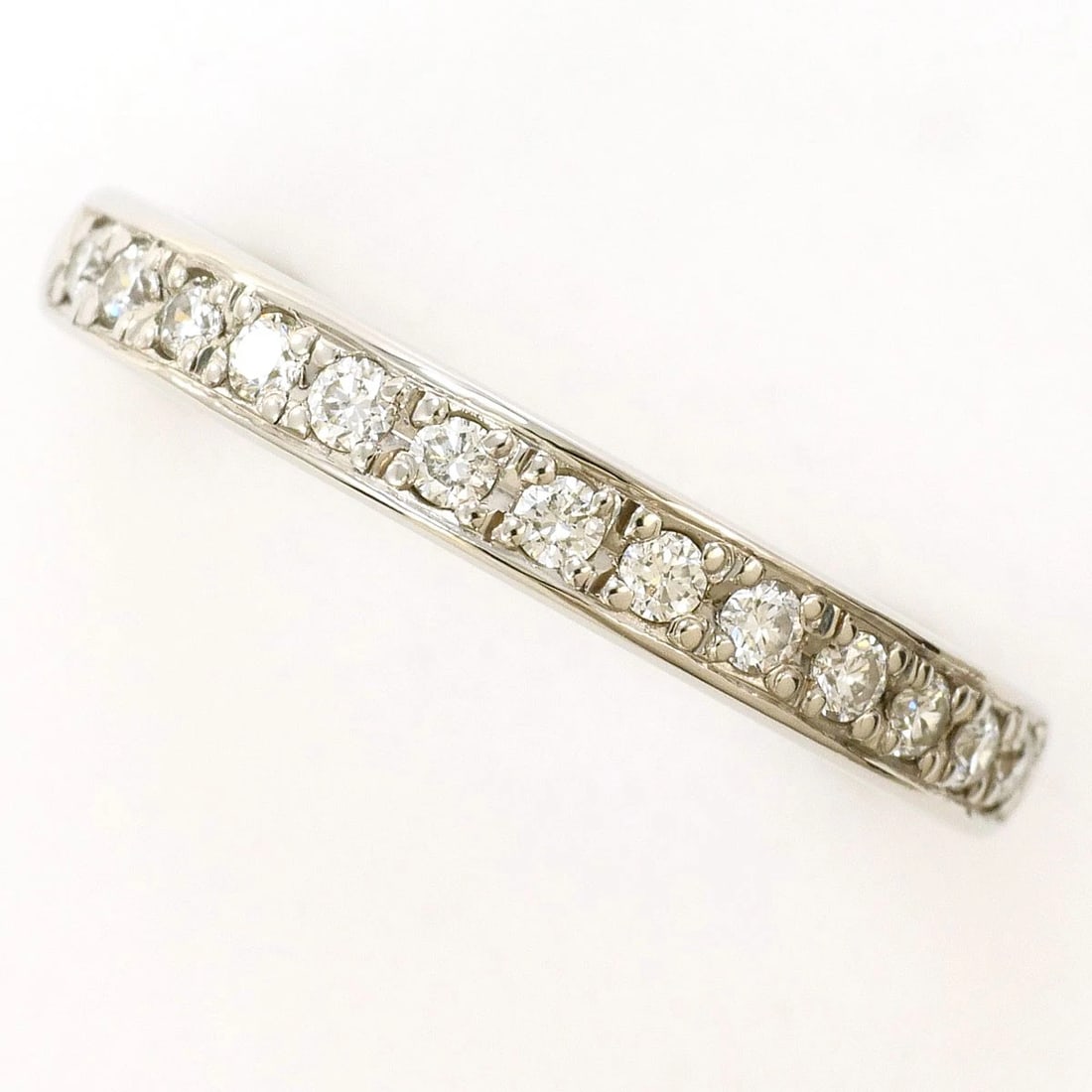 CANAL4? PT900 PLATINUM RING DIAMOND: canal4? PT900 Platinum Ring Diamond Brand: canal4? Type/Style: Ring Material: PT900 Platinum, Main Stone/Creation Diamond Color: Silver Size: US 5 3/8 Accessories: None Accessories Notice: