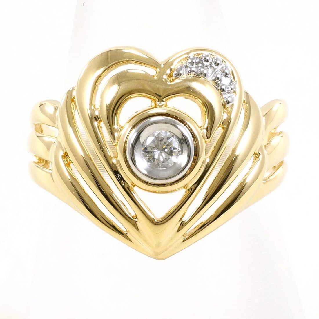 PT900 PLATINUM 18K YELLOW GOLD RING DIAMONDS: PT900 Platinum 18K Yellow Gold Ring Diamonds Brand: Unbranded Type/Style: Band Ring Material: Platinum 900 Yellow gold (18K) Color: Platinum, Yellow gold Size: US 5.5 Accessories: None Acc