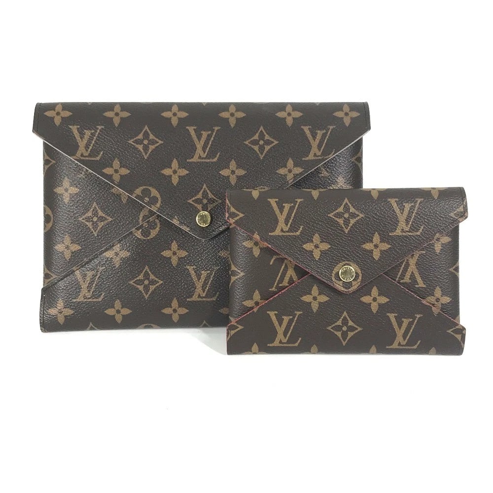 LOUIS VUITTON MONOGRAM POCHETTE KIRIGAMI: LOUIS VUITTON Monogram Pochette Kirigami Brand: LOUIS VUITTON Type/Style: Clutch bag Material: MonogramCanvas Color: Brown Size: W9.1?H6.3inch / W23cm H16cm Accessories: None Accessories N