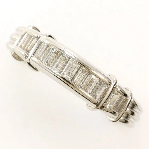 RING PT900/PLATINUM: Ring PT900/Platinum Brand: No Brand Type/Style: Ring Material: PT900/Platinum, Main Stone/Creation Diamond Color: Silver Size: US8 Accessories: None Accessories Notice: When purchasing pre