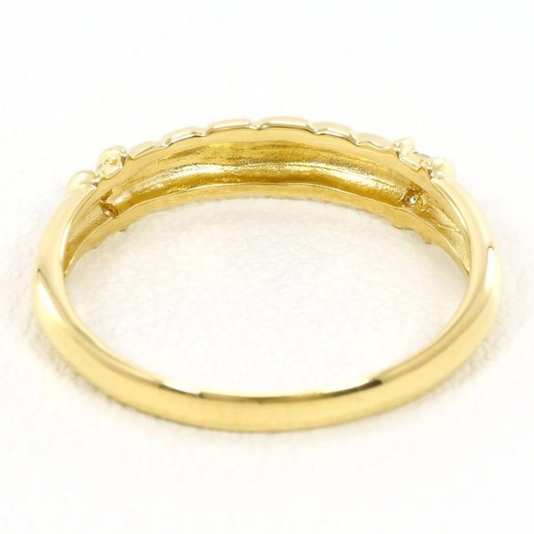 18K YELLOW GOLD RING DIAMOND - 3