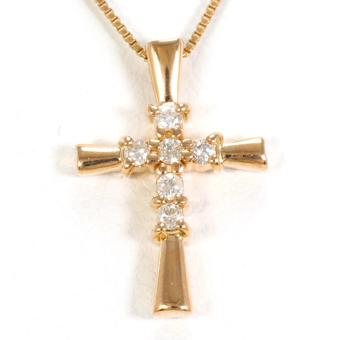 14K PINK GOLD (PG) NECKLACE DIAMOND: 14K Pink Gold (PG) Necklace Diamond Brand: Unbranded Type/Style: Necklace Material: Pink gold (14K) Pink gold (18K), Main Stone/Creation Natural Color: Pink gold Size: Neck Circumference 45 cm / 17.71