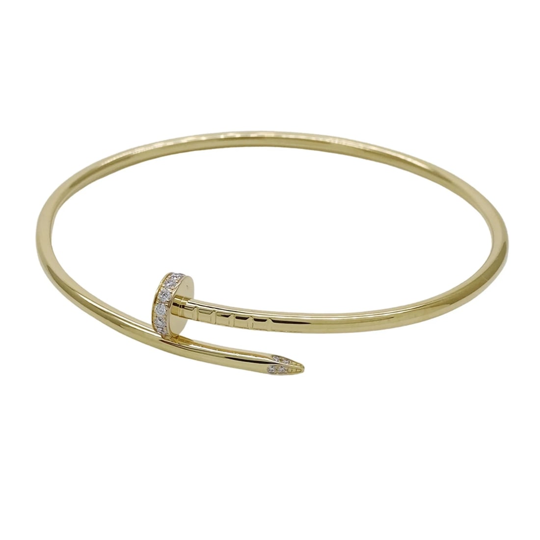 CARTIER BRACELET, WOMEN'S/MEN'S, BRAND BANGLE: Cartier bracelet, women's/men's, brand bangle Brand: Cartier Type/Style: Charm bracelet Material: Yellow gold (18K), Main Stone/Creation Natural Color: Yellow gold Size: Length 18cm / 7.08'' Acces