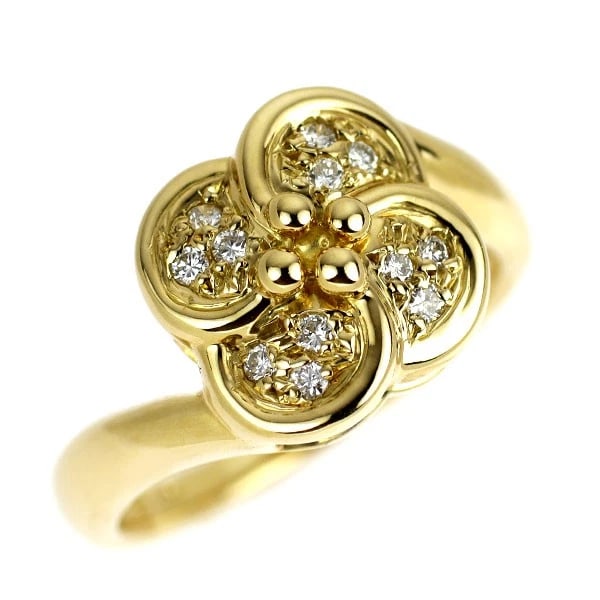 UNGARO K18YG DIAMOND RING (1 of 2)