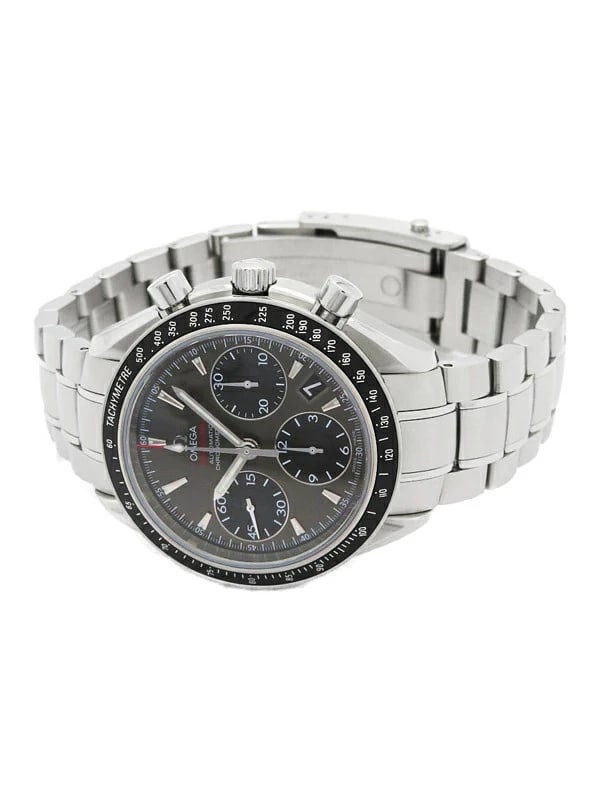 OMEGA SPEEDMASTER WATCH: OMEGA Speedmaster Watch Brand: OMEGA Type/Style: Wristwatch Material: Case Material stainless Color: Dial Color gray Size: Case Size Case: Approx. 40mm Diameter Wrist Size: Max. Approx. 19.5cm Acc